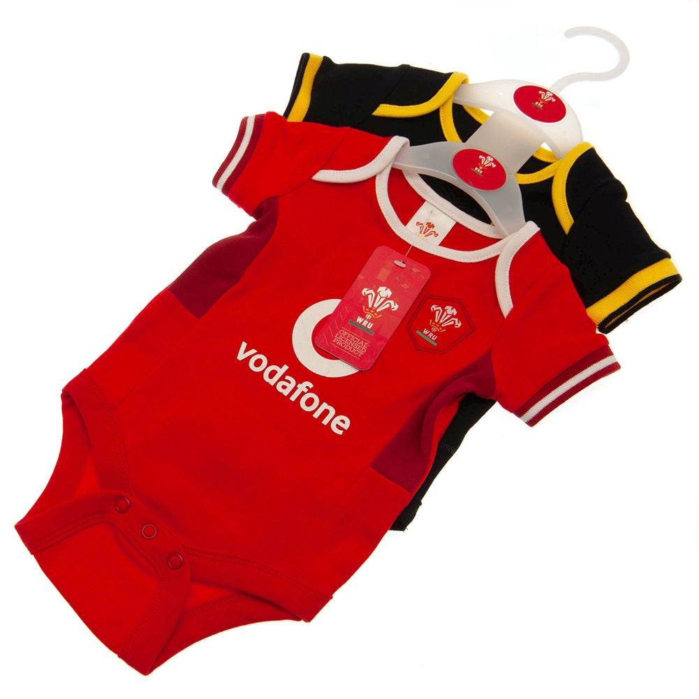 Wales RU 2 Pack Bodysuit 6/9 mths SP - Gift Arch