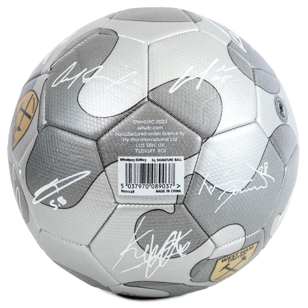 West Ham United FC Camo Sig Football - Gift Arch