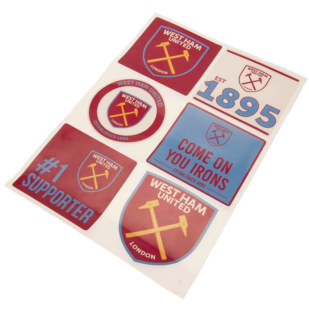 West Ham United FC Car Decal Set - Gift Arch