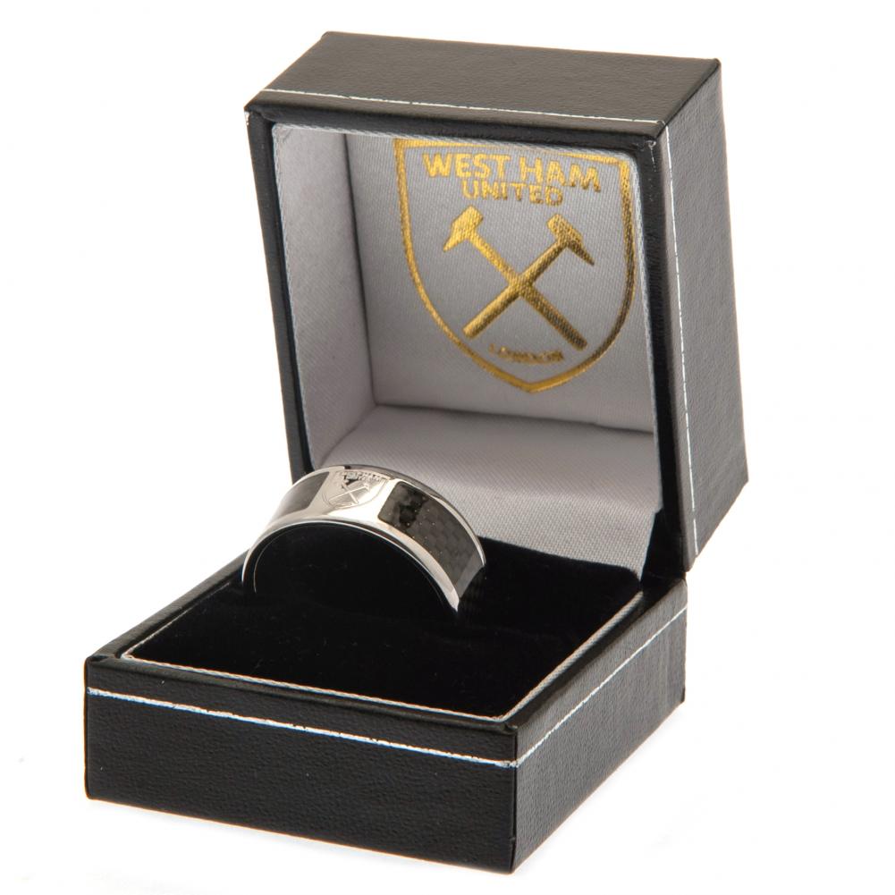 West Ham United FC Carbon Fibre Ring Small - Gift Arch