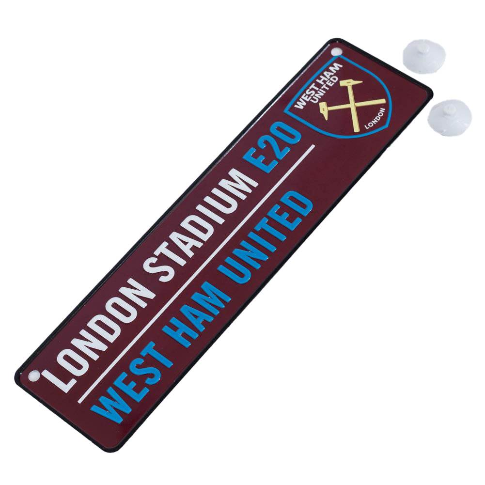 West Ham United FC Colour Window Sign - Gift Arch