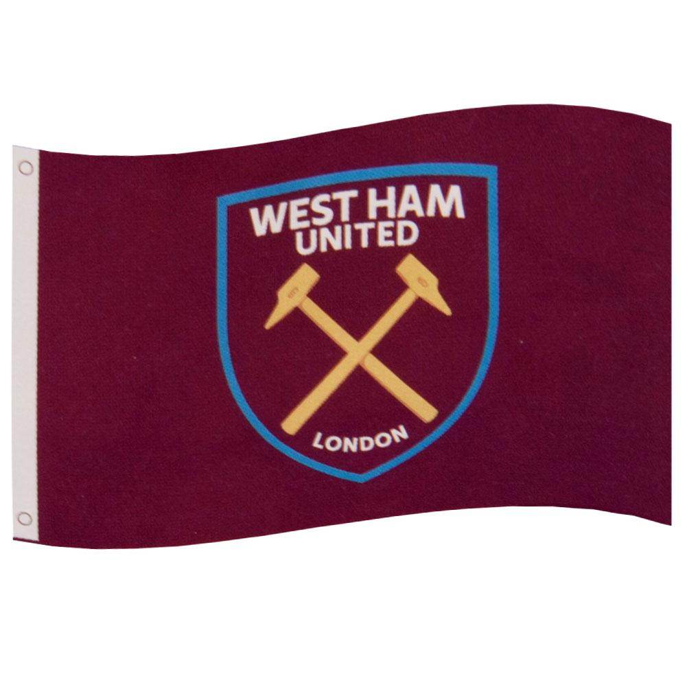 West Ham United FC Core Crest Flag - Gift Arch