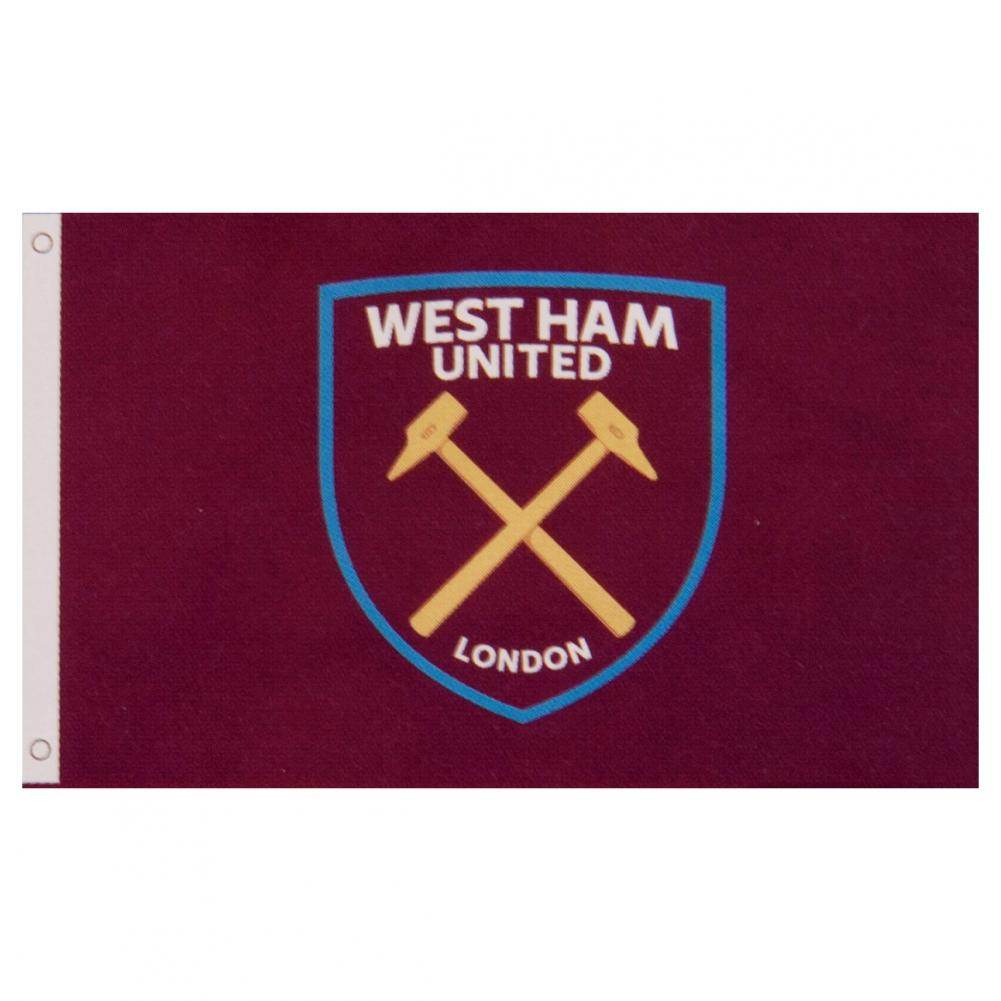 West Ham United FC Core Crest Flag - Gift Arch