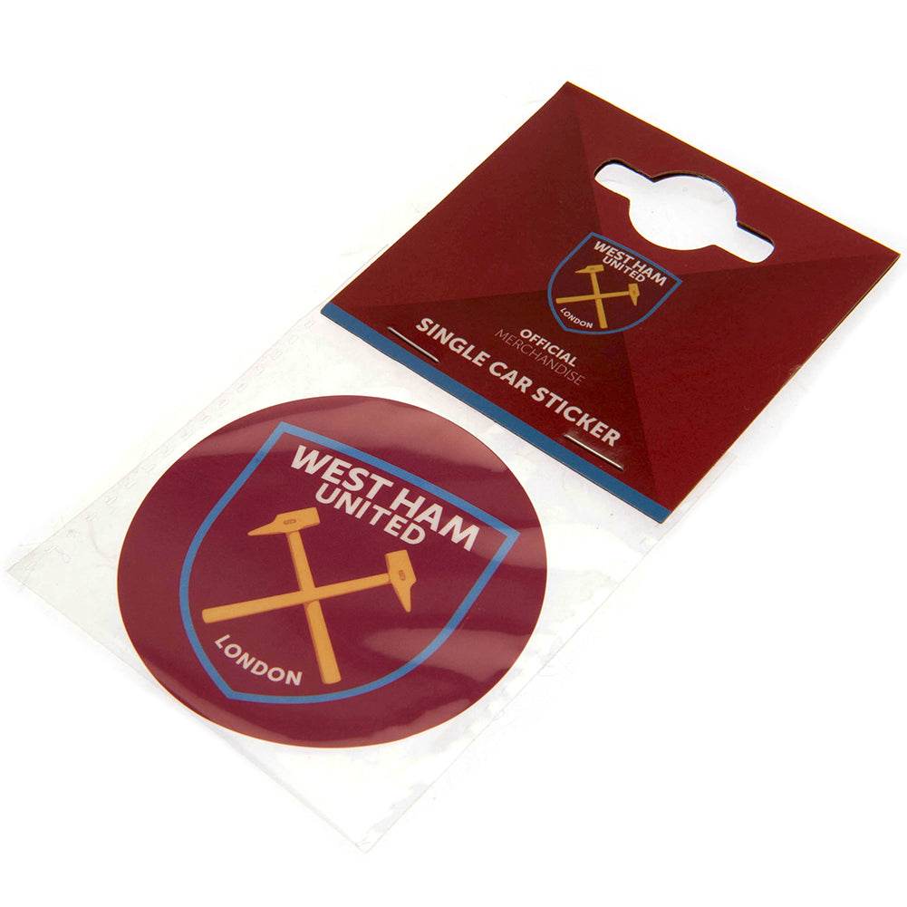 West Ham United FC Crest Car Sticker - Gift Arch