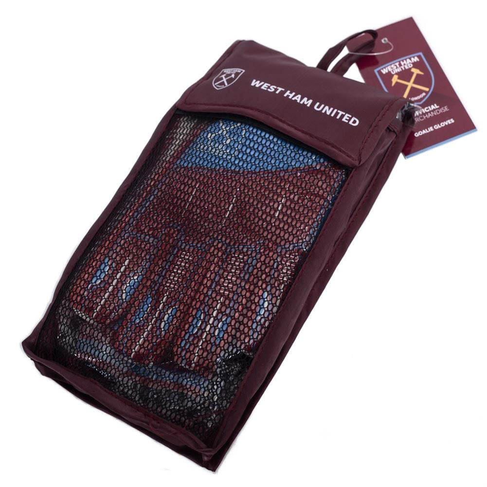 West Ham United FC Delta Goalkeeper Gloves Yths - Gift Arch