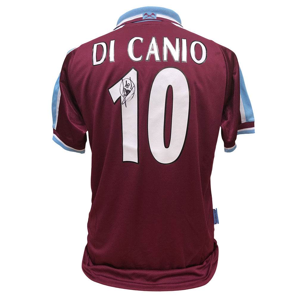 West Ham United FC Di Canio Signed Shirt - Gift Arch