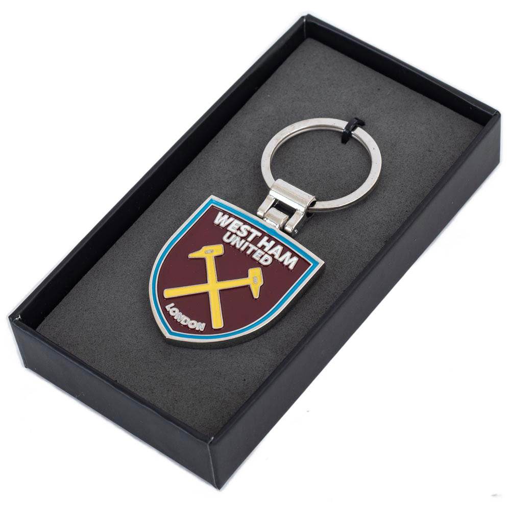 West Ham United FC Executive Crest Keyring - Gift Arch