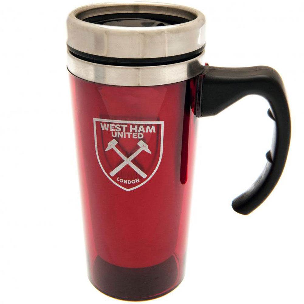 West Ham United FC Handled Travel Mug - Gift Arch