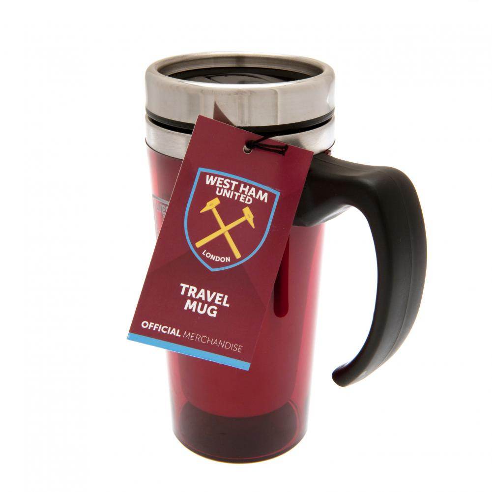 West Ham United FC Handled Travel Mug - Gift Arch