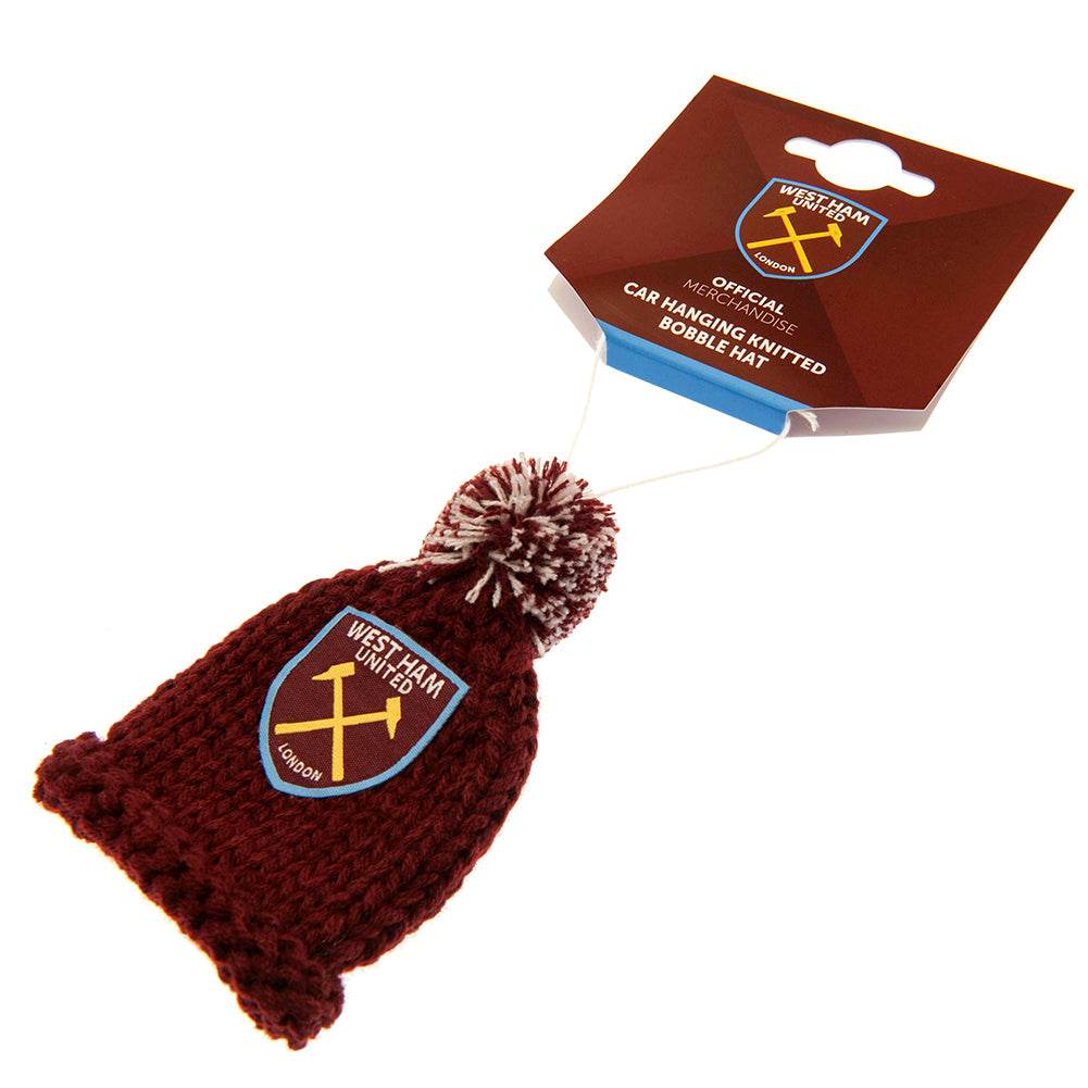 West Ham United FC Hanging Bobble Hat - Gift Arch