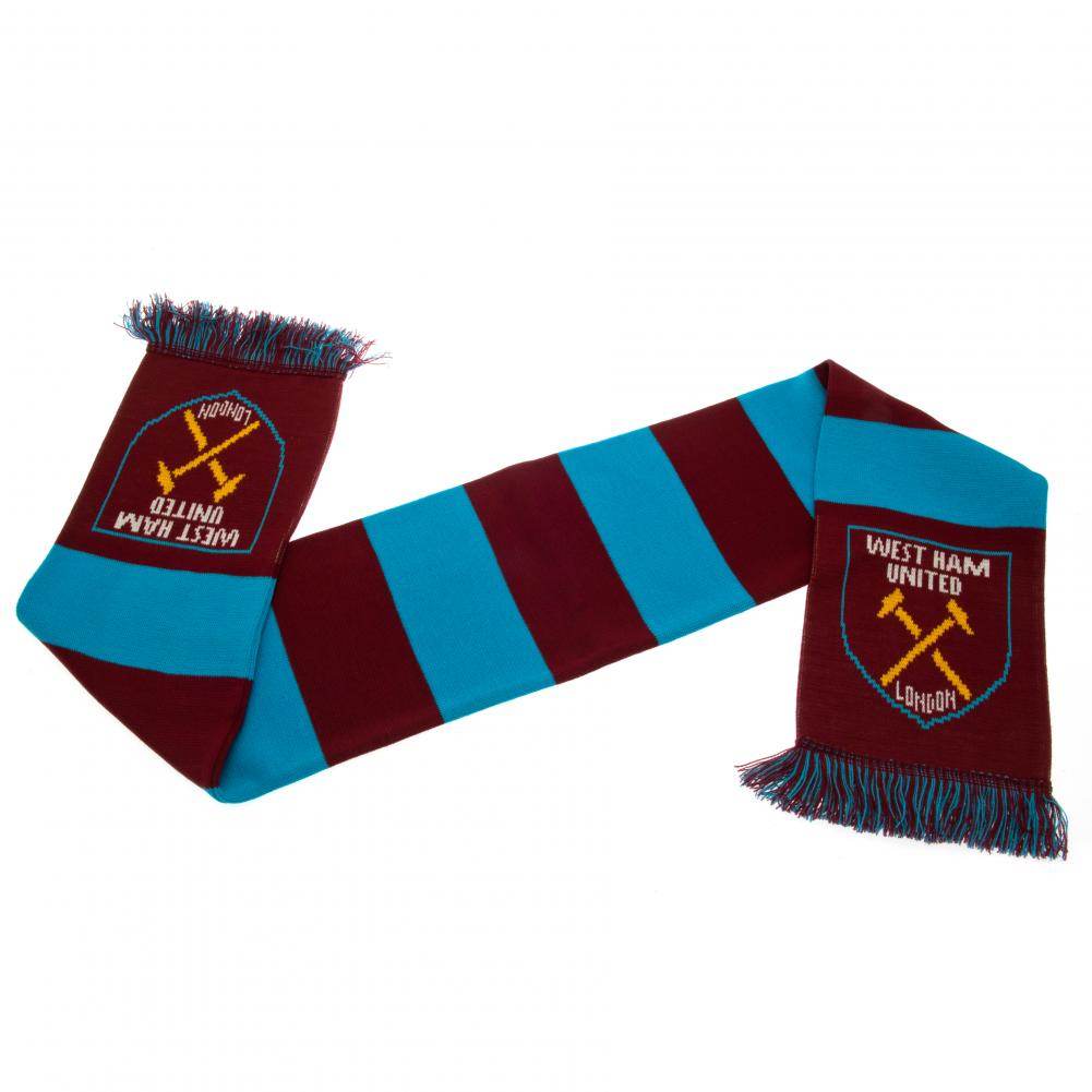 West Ham United FC Narrow Bar Scarf - Gift Arch