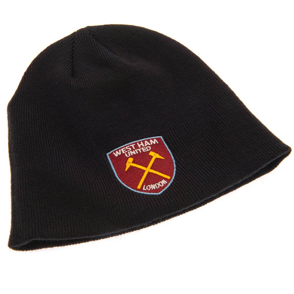 West Ham United FC Navy Beanie - Gift Arch