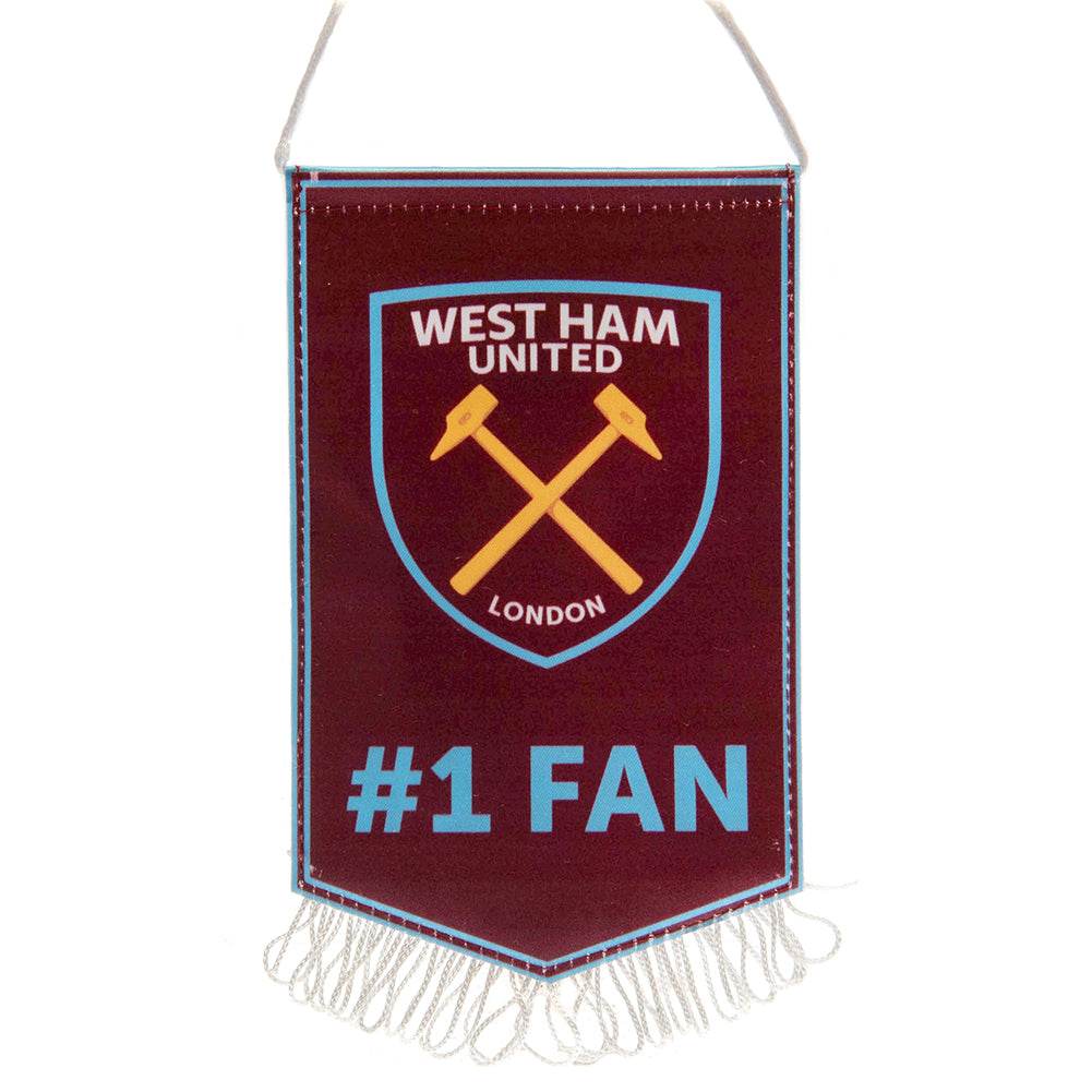 West Ham United FC No.1 Fan Mini Pennant - Gift Arch