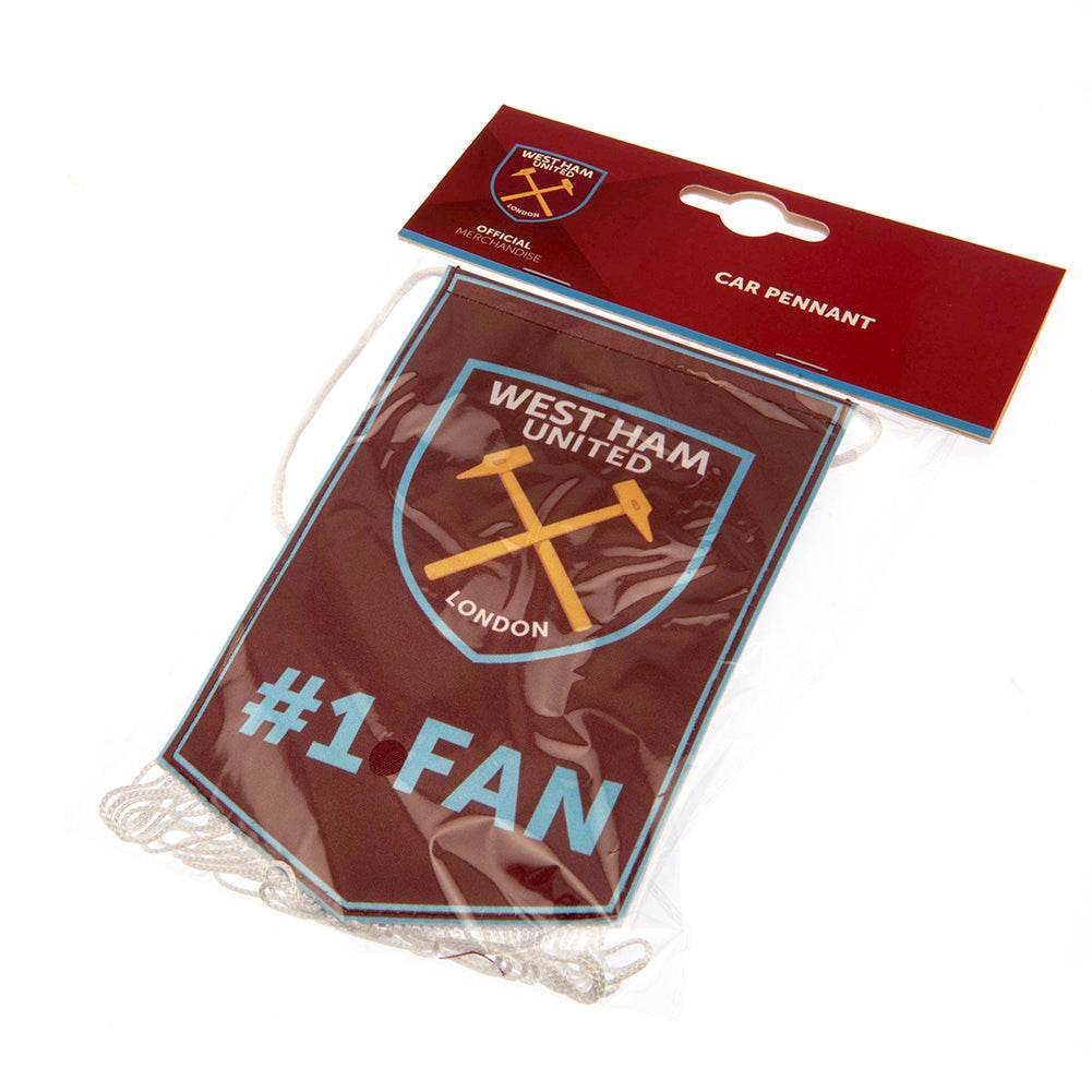 West Ham United FC No.1 Fan Mini Pennant - Gift Arch