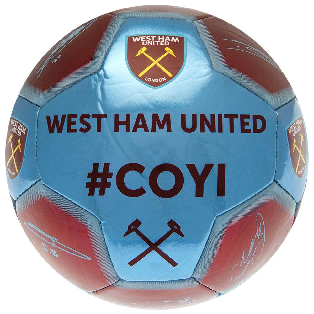 West Ham United FC Sig 26 Football - Gift Arch