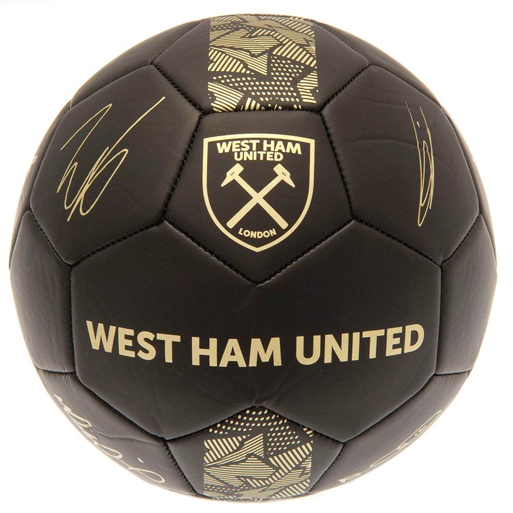West Ham United FC Sig Gold Phantom Football - Gift Arch