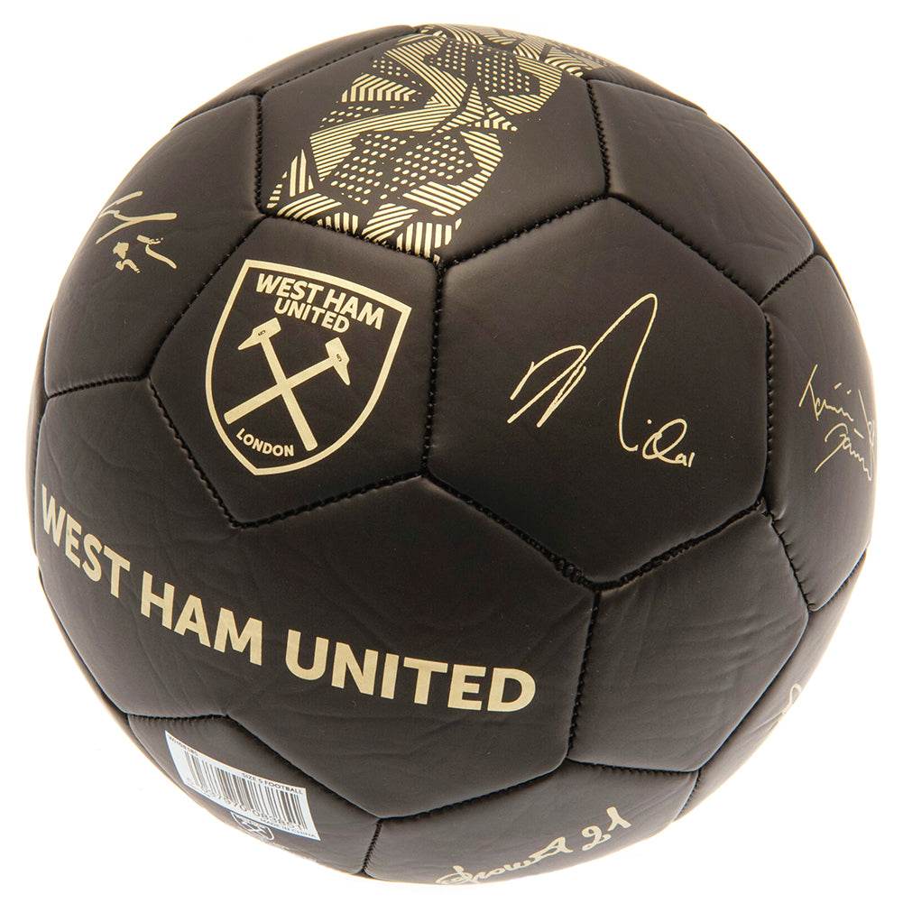 West Ham United FC Sig Gold Phantom Football - Gift Arch
