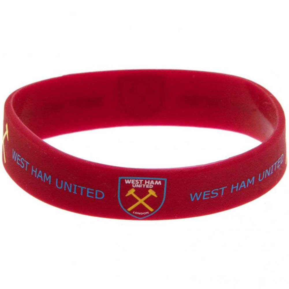 West Ham United FC Silicone Wristband - Gift Arch