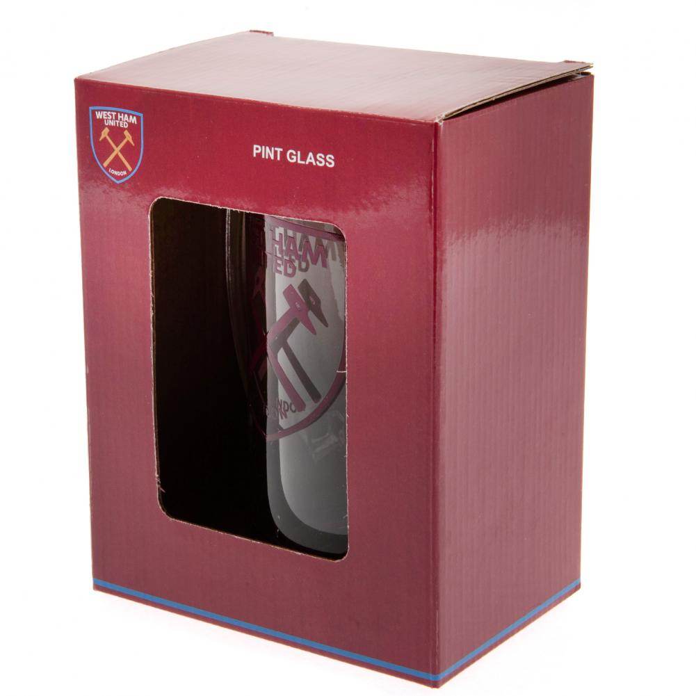 West Ham United FC Stein Glass Tankard - Gift Arch