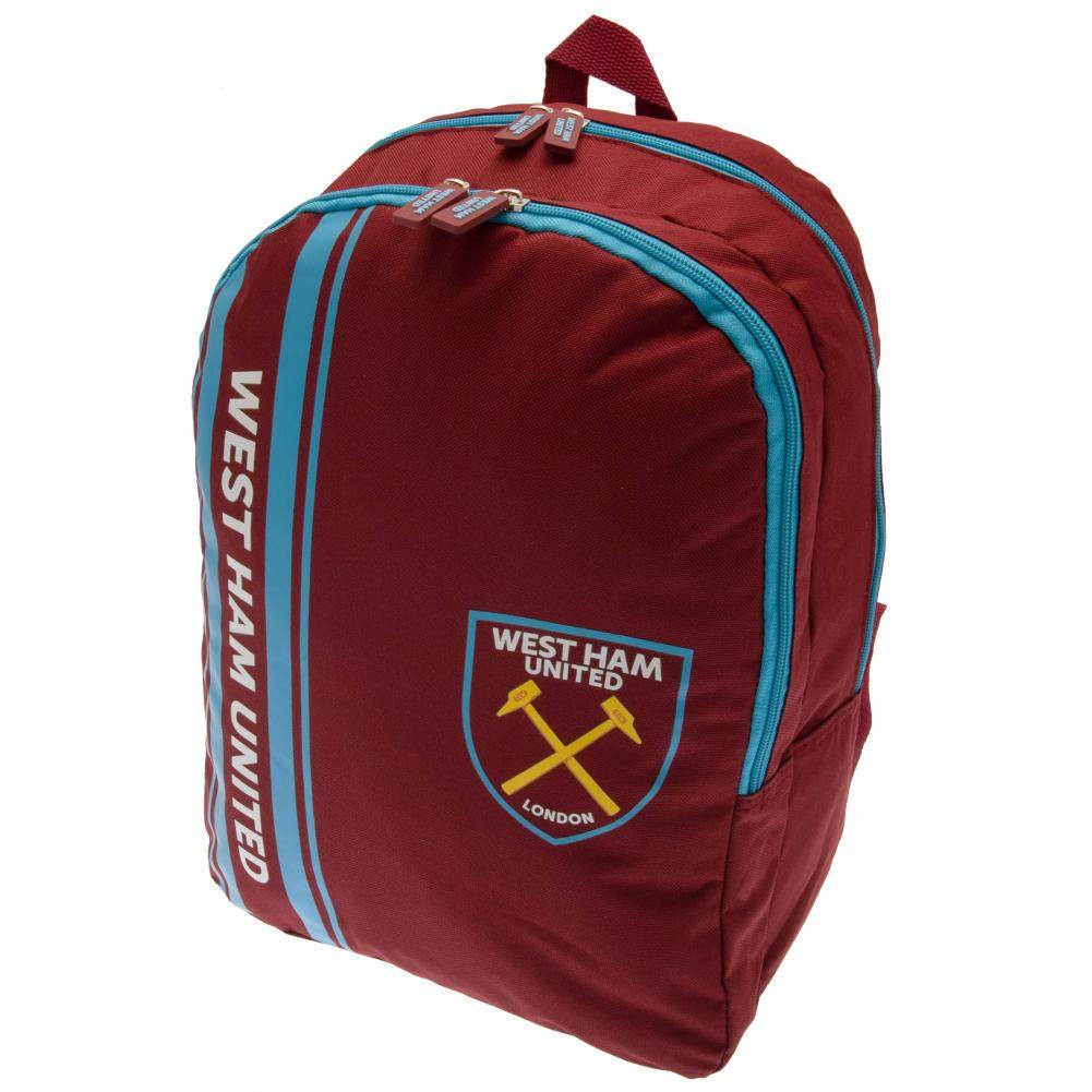 West Ham United FC Stripe Backpack - Gift Arch