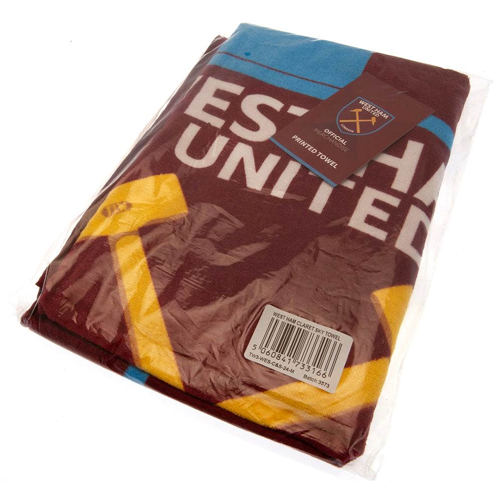West Ham United FC Towel - Gift Arch