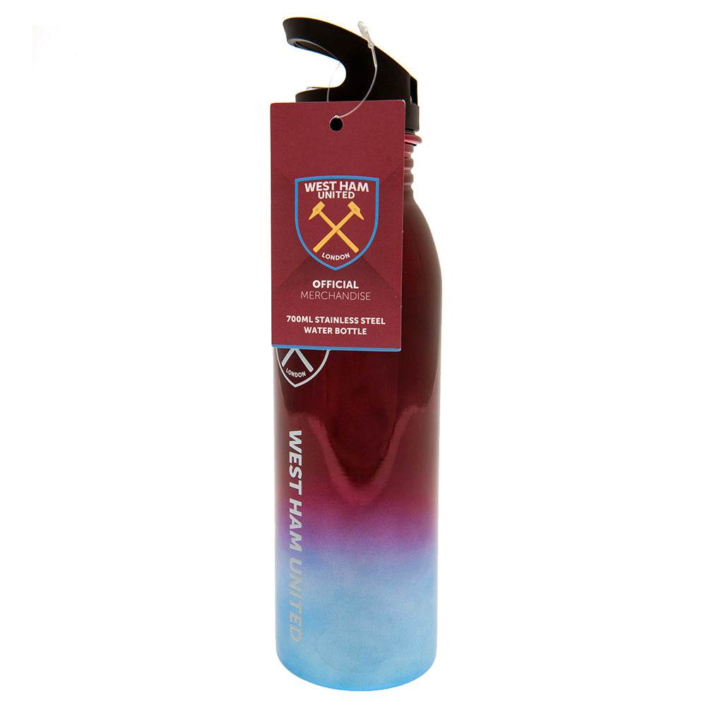 West Ham United FC UV Metallic Drinks Bottle - Gift Arch