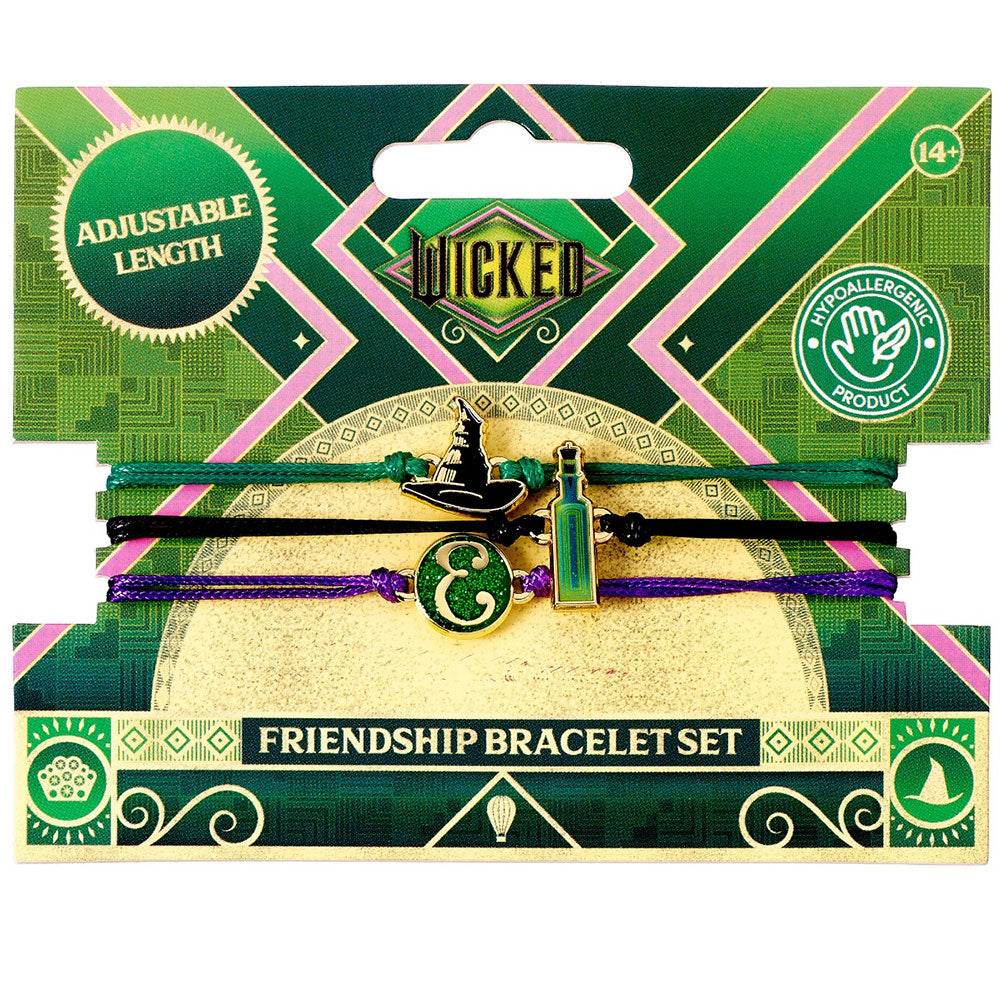 Wicked Elphaba Friendship Bracelet Set - Gift Arch