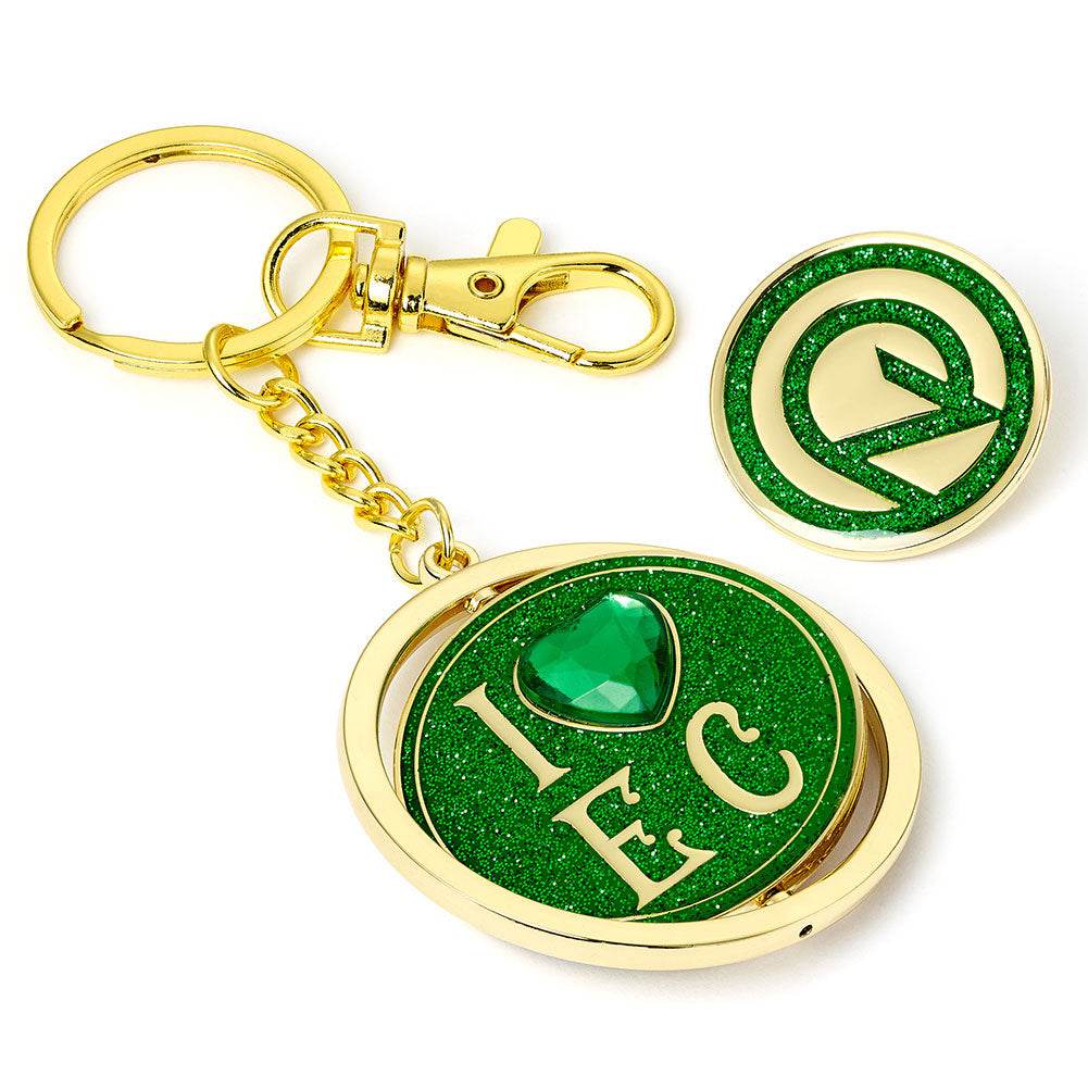 Wicked I Love Emerald City Keyring & Badge Set - Gift Arch