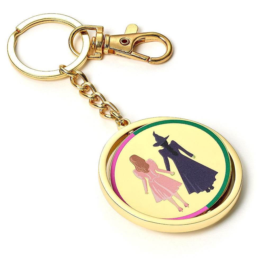 Wicked I Love Emerald City Spinner Keyring - Gift Arch