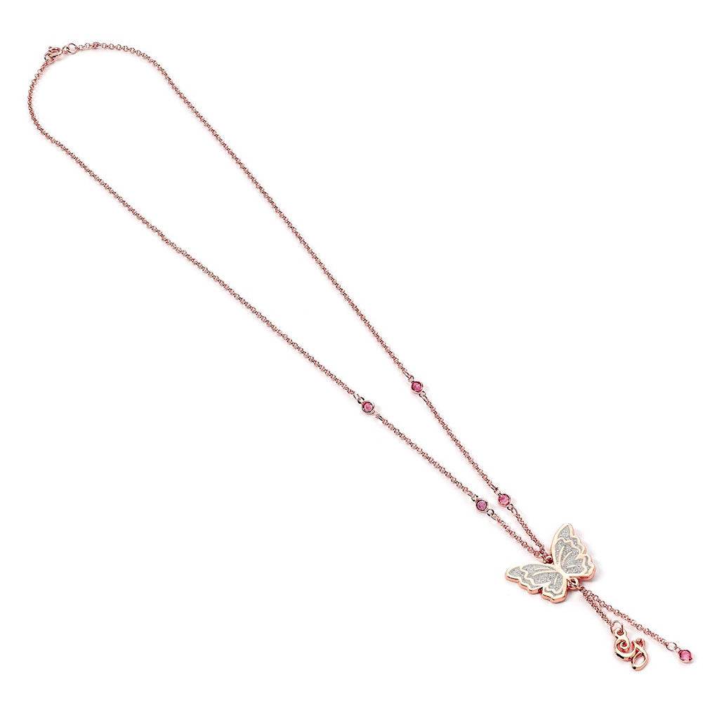Wicked Rose Gold Glinda Buterfly Necklace - Gift Arch