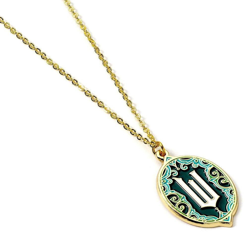 Wicked Silver Plated Emerald City Necklace - Gift Arch