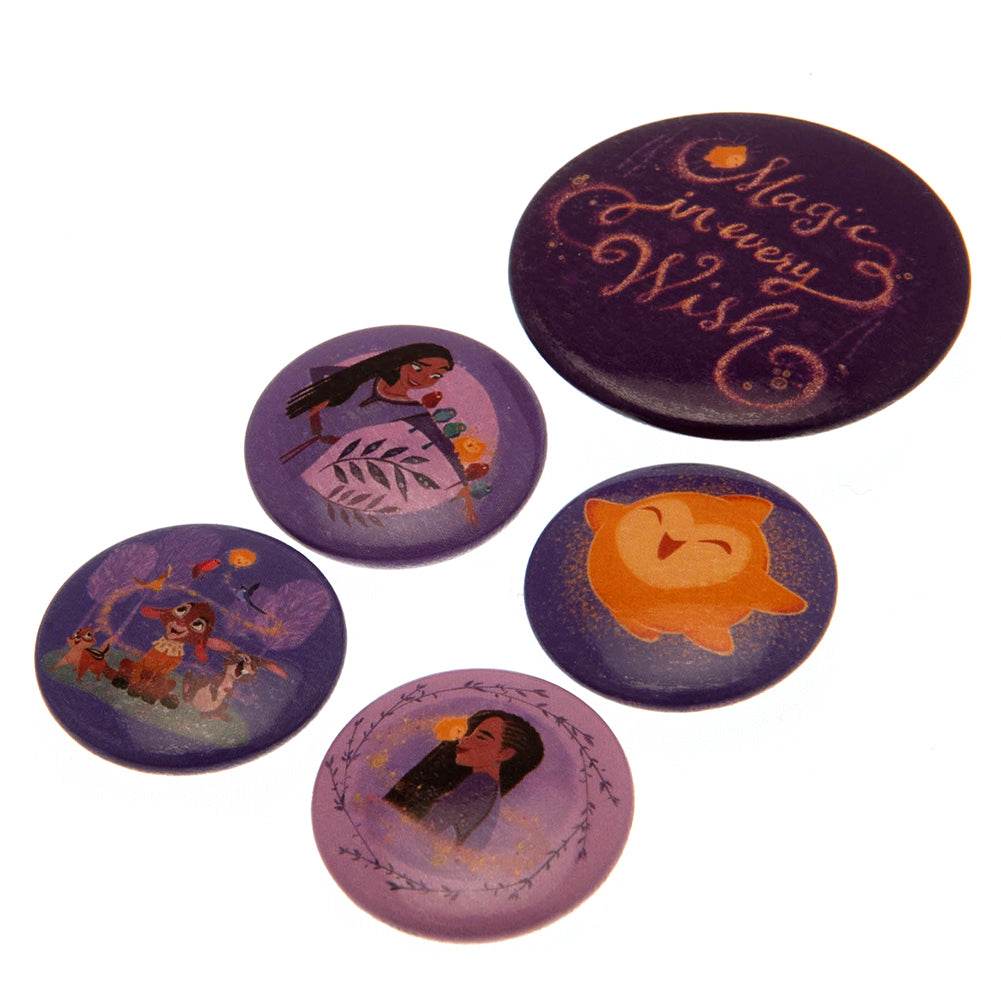 Wish Button Badge Set - Gift Arch