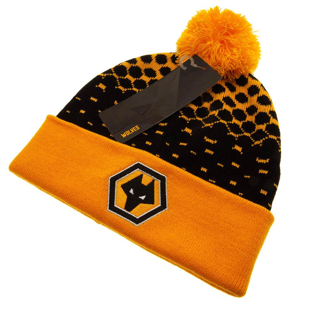 Wolverhampton Wanderers FC Fade Ski Hat - Gift Arch
