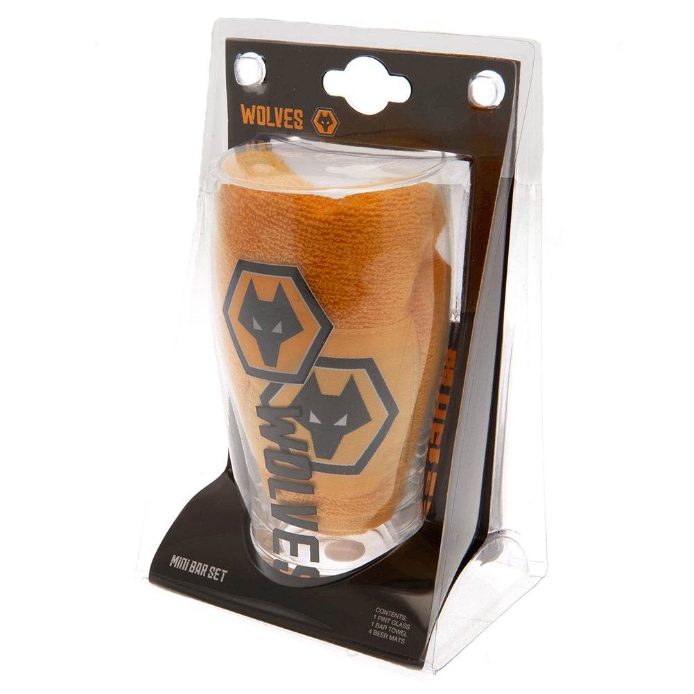 Wolverhampton Wanderers FC Mini Bar Set - Gift Arch