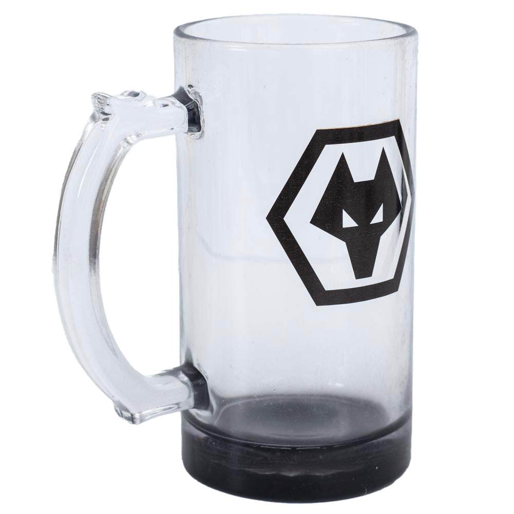 Wolverhampton Wanderers FC Stein Glass Tankard - Gift Arch