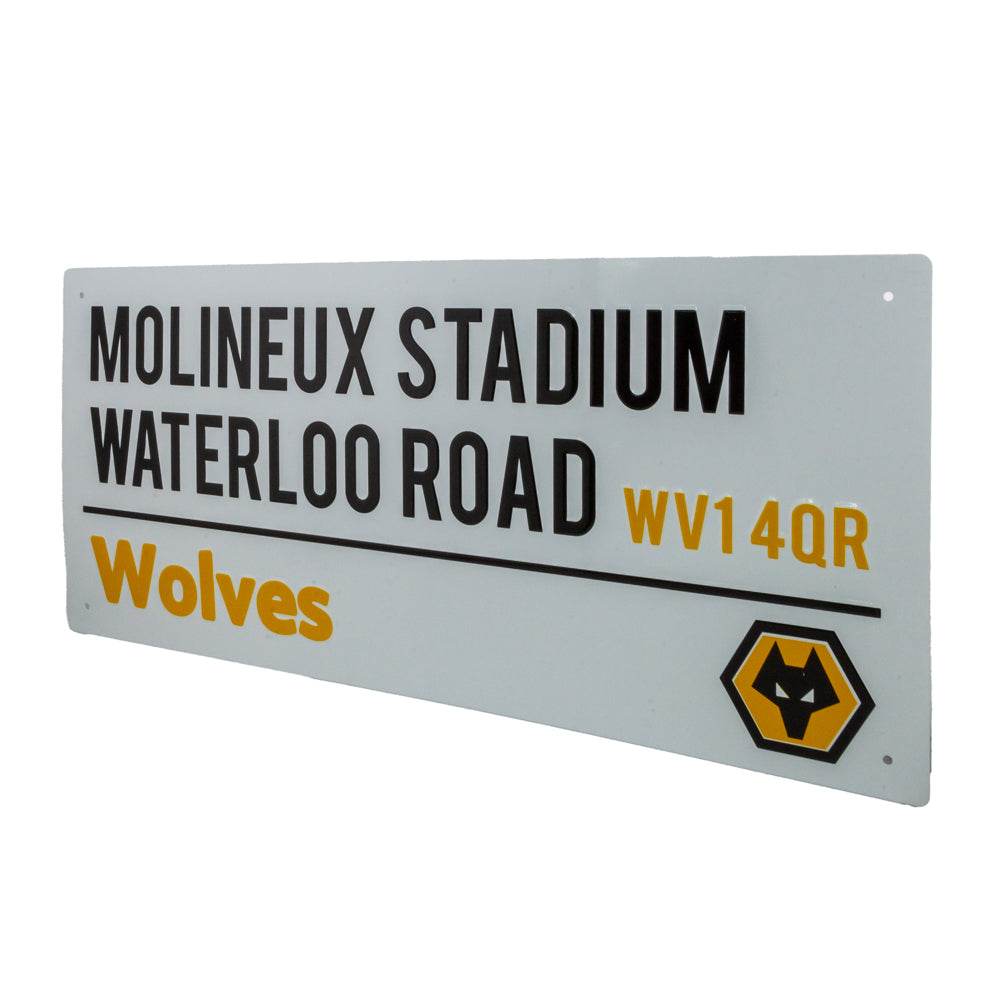 Wolverhampton Wanderers FC White Street Sign - Gift Arch