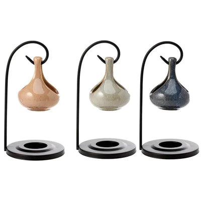Teardrop Shape Hanging Oil Burner with Stand - Oil Burners & Wax Melt Burners