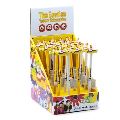 The Beatles Yellow Submarine Pencil with PVC Topper - Yellow Submarine/The Beatles