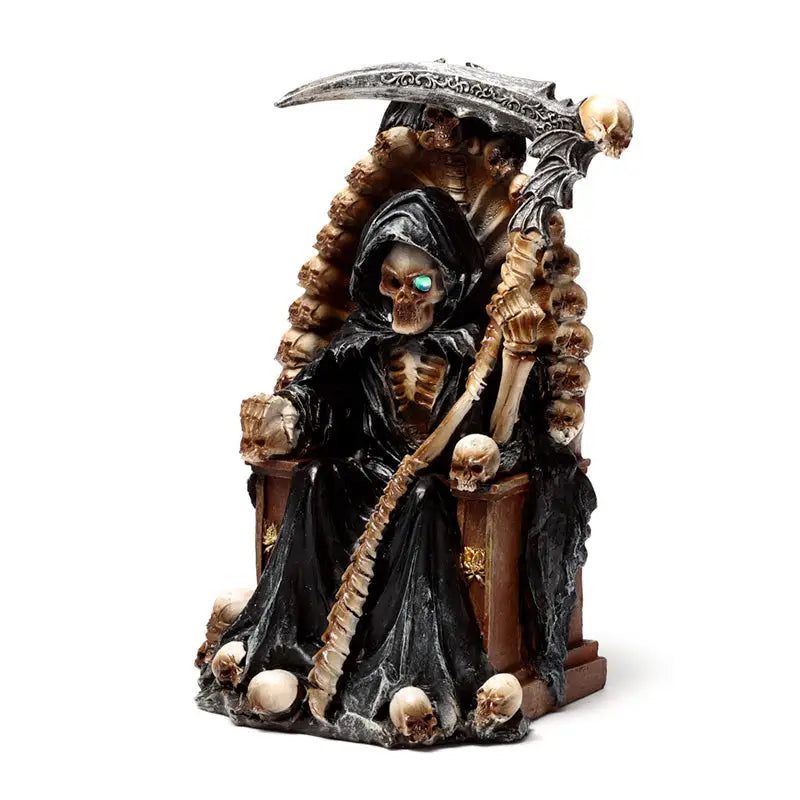 The Reaper of Death LED Throne of Skulls - Gothic Fantasy Skulls & Skeletons