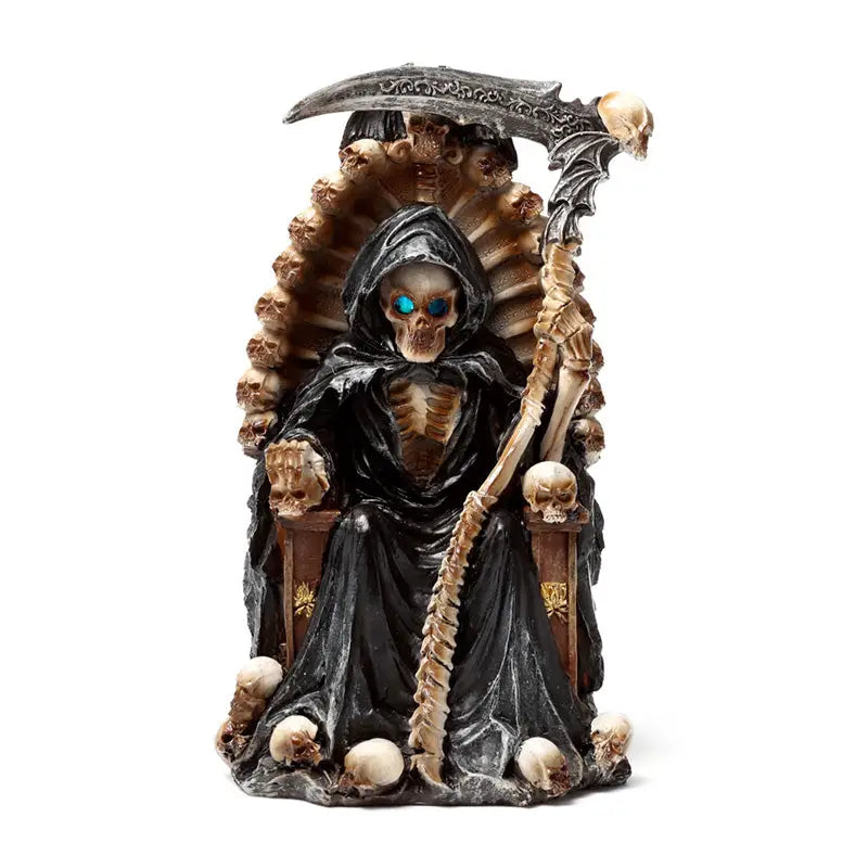The Reaper of Death LED Throne of Skulls - Gothic Fantasy Skulls & Skeletons