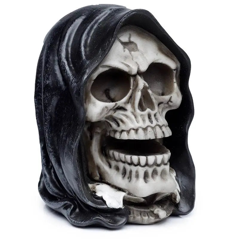The Reaper Skull Head Ornament - Gothic Fantasy Skulls & Skeletons