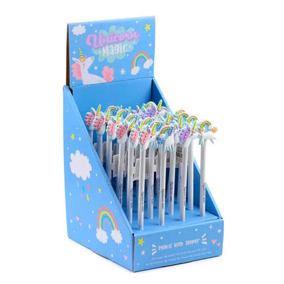 Unicorn Magic Pencil with PVC Topper - Unicorns