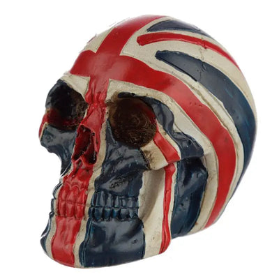 Union Jack Skull Head Decoration - Gothic Fantasy Skulls & Skeletons