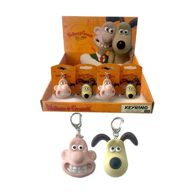 Wallace & Gromit LED Keyring - Keyrings & Key Chains