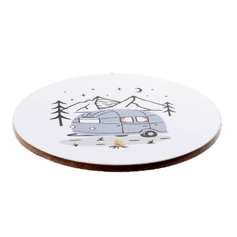 Wildwood Caravan Set of 4 Cork Coasters - Gift Arch