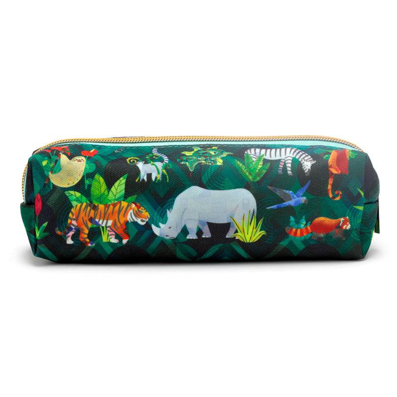 Animal Kingdom Canvas Pencil Case - Gift Arch