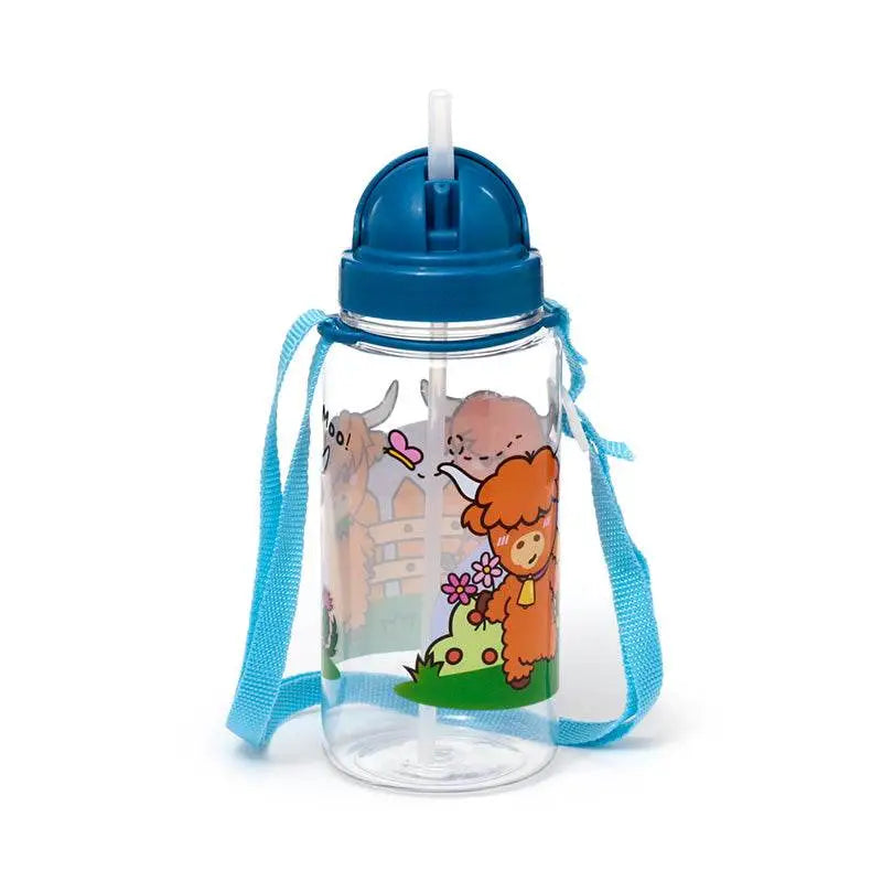 450ml Children’s Shatterproof Water Bottle Adoramals Highland Coo - Water Bottles & Flasks
