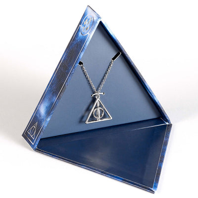 Harry Potter Spinning Deathly Hallows Necklace Gift Box - Gift Arch