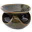 Abstract Dark Mottled Ceramic Oil Burner - Oil Burners & Wax Melt Burners