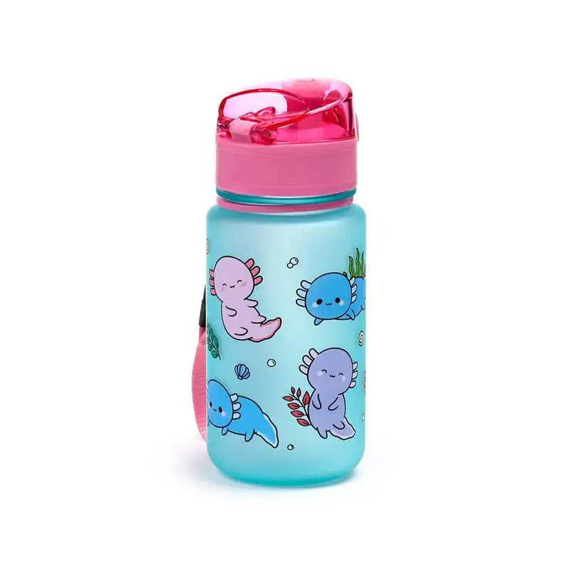 Adoramals Axolotl Pop Top 350ml Shatterproof Bottle - Water Bottles & Flasks